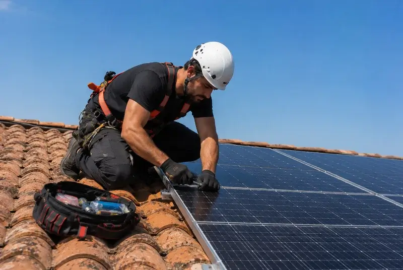 Maintenance et monitoring de panneaux solaires à Roquefort-des-Corbières