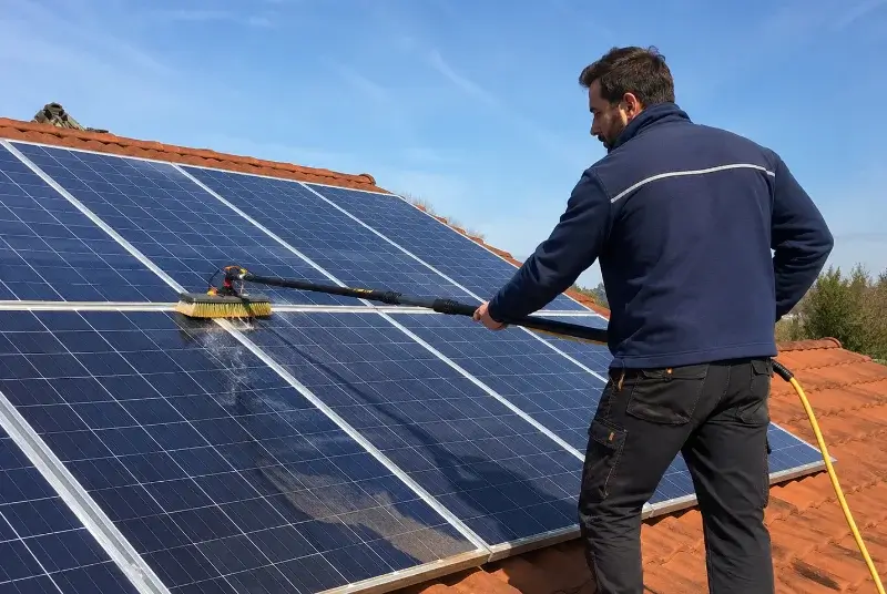 Nettoyage et entretien de panneaux solaires à Roquefort-des-Corbières