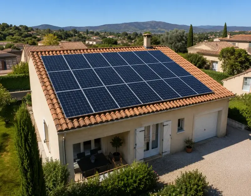 Prime à l'autoconsommation panneaux solaires Roquefort-des-Corbières — aide financière de l'État
